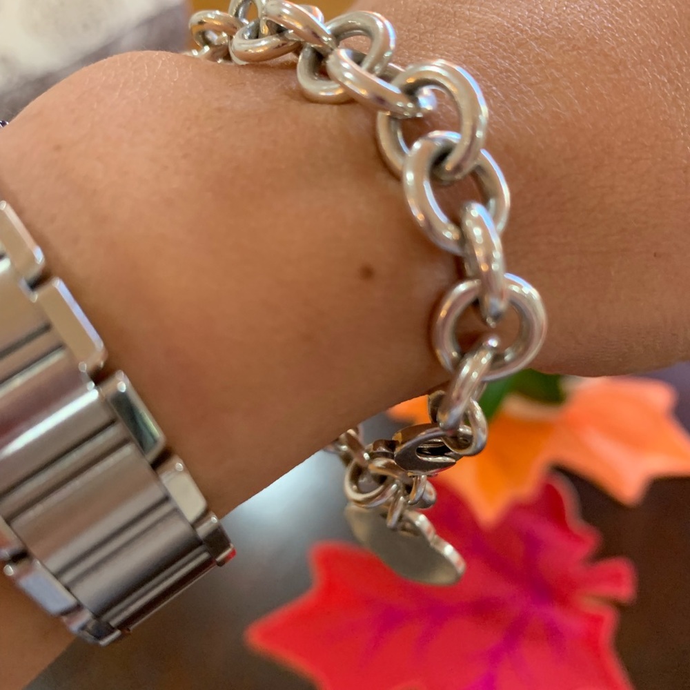 Tiffany & CO. Heart Tag Charm Bracelet - Picture 4 of 4
